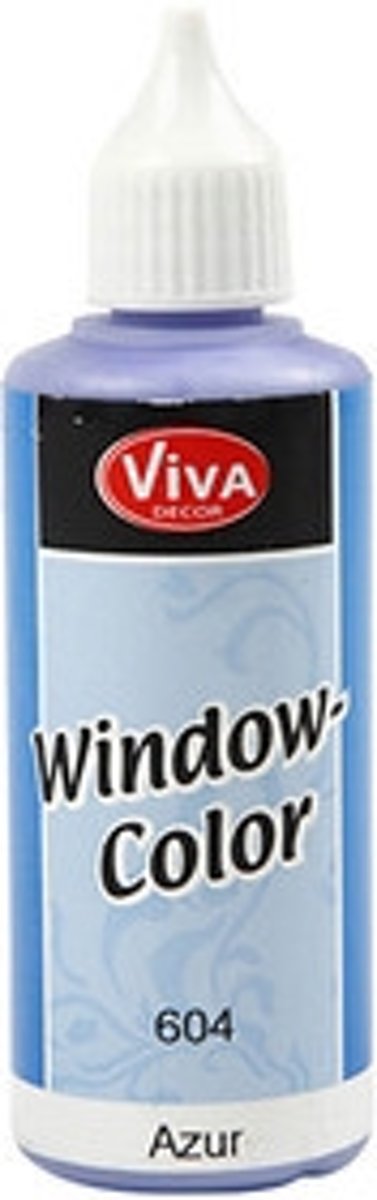 Window Color, azuur, 80ml [HOB-30412]